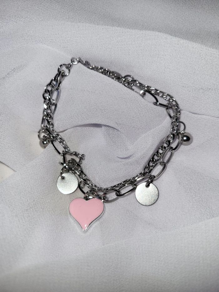 Bracelet acier inoxydable femme neuf - photo numéro 3