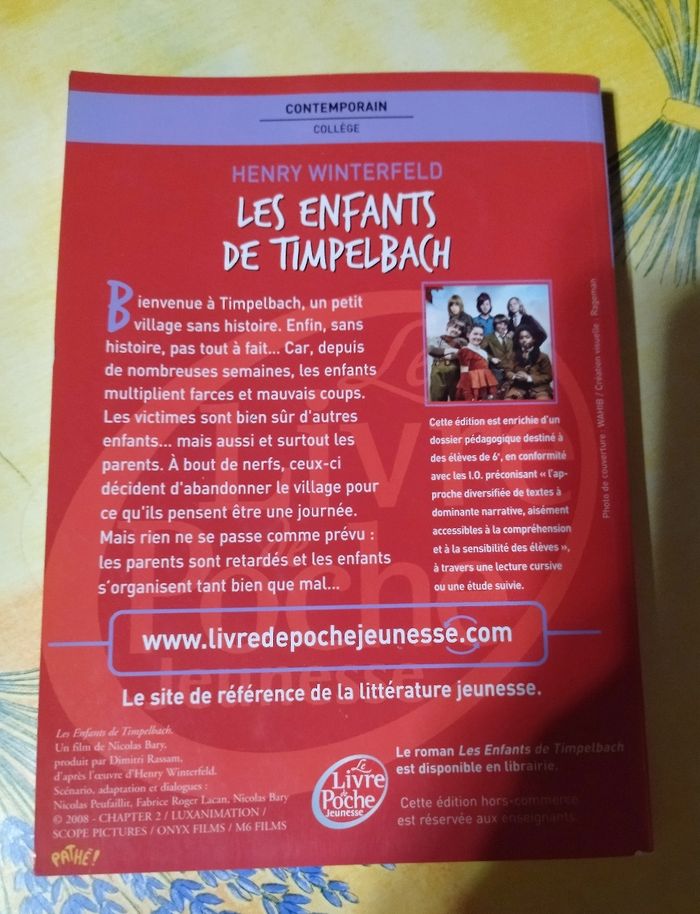 Les enfants de timpelbach - photo numéro 2