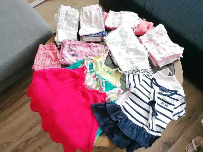 Lot vêtements bébé fille été 18 mois