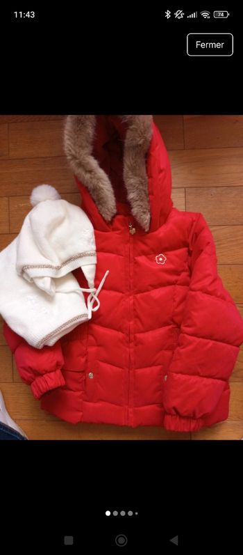 Manteau bonnet snood Sergent major 