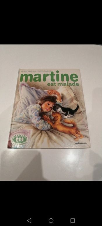 Livre Martine est malade
