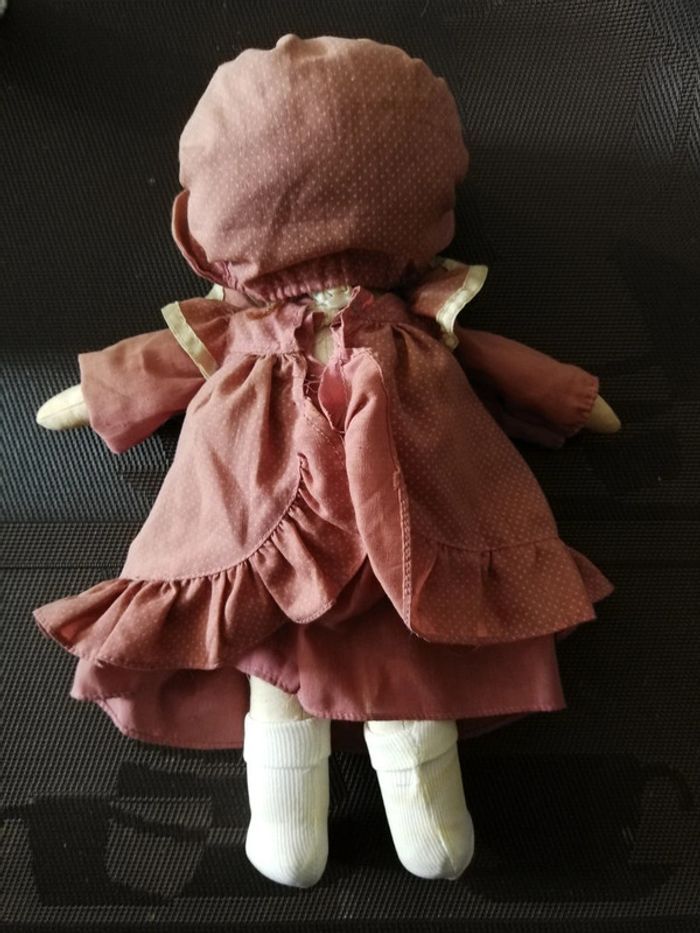 Poupée chiffon ancienne vintage fait main - photo numéro 5