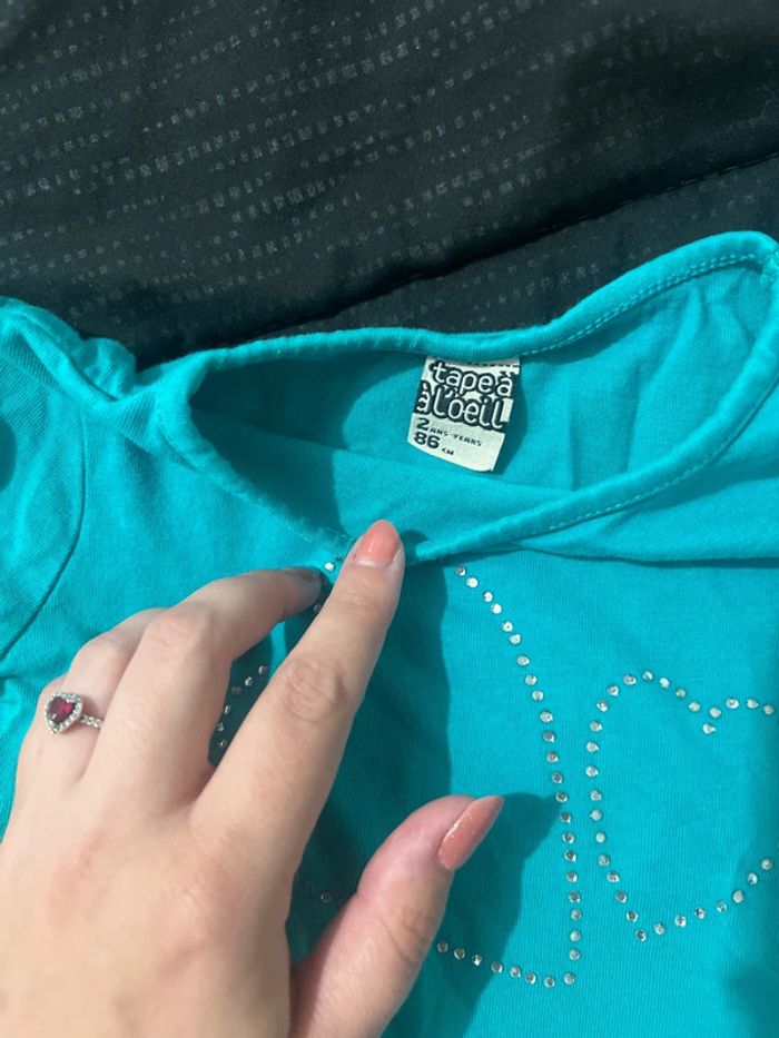 Lot de 3 tee-shirts fille 2 ans - photo numéro 4