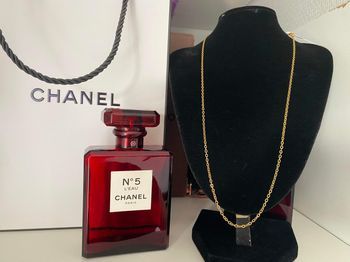 Chaine en plaqué or, longueur entière détachée 50cm