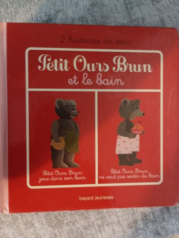 Livre 2 histoires de petit ours brun et le bain