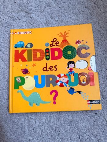 Livre animé enfant Kididoc – Le Kididoc des pourquoi ? – Nathan