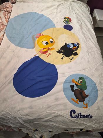 Housse de couette calimero 140x200 cm oreiller 65x65 cm