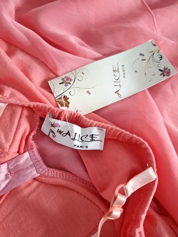 Tunique voilage rose - photo numéro 4