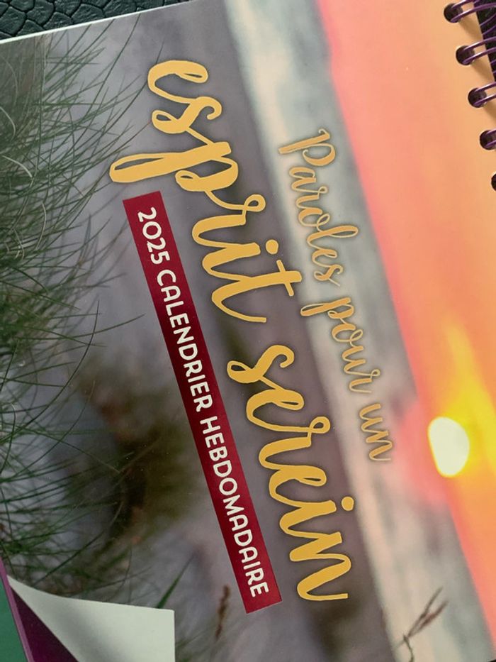 Calendrier 2025 « esprit serein » - photo numéro 2