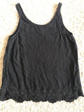 Top / débardeur / noir court - H & M - taille 32