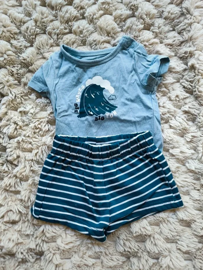 Ensemble bleu Kiabi neuf