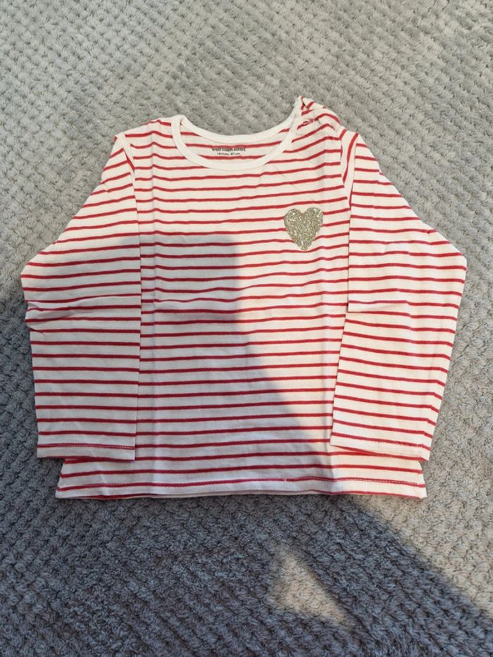 Lot 2 tshirt Verbaudet 18 mois fille - photo numéro 6