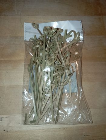 Lot de piques bambou 