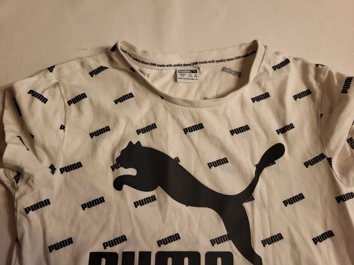T-shirt blanc Puma - photo numéro 2