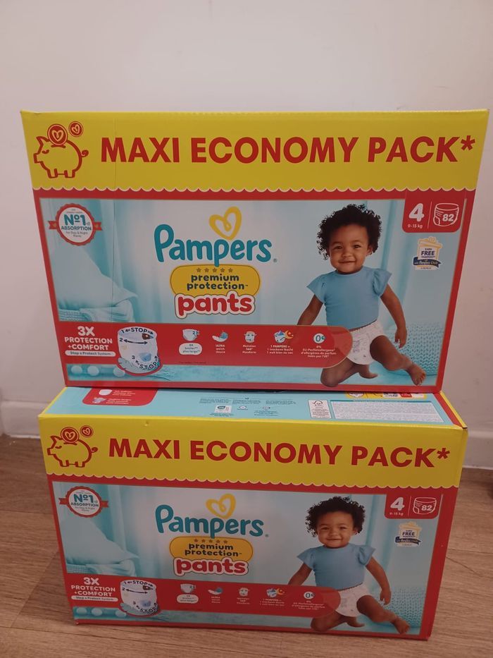 2 Maxi-Eco-pack Pampers premium pants Taille 4