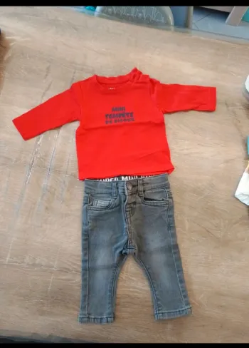Ensemble garçon taille 3 mois