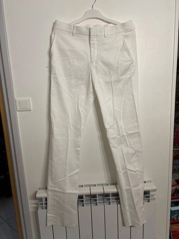 Pantalon hermes blanc