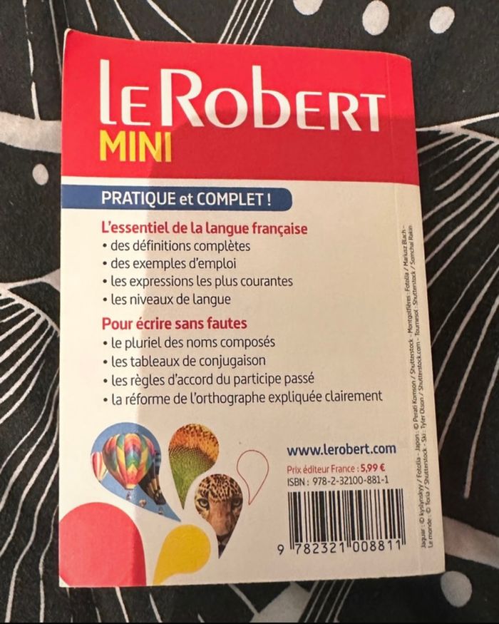 Mini dictionnaire français - photo numéro 2