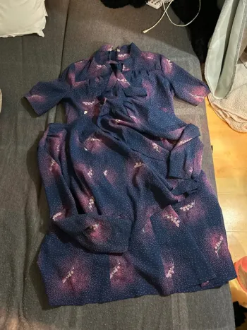 Robe avec son léger gilet