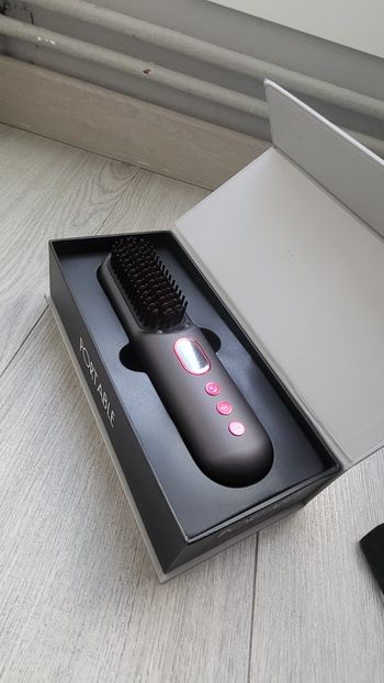 Brosse chauffante lissante
