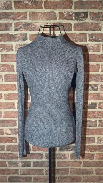 Haut a longues manches gris ligné H&M Taille S / 36