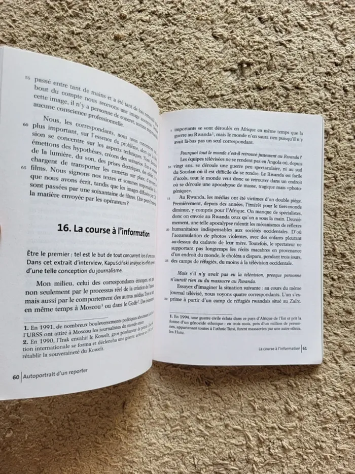 Livre "Autoportrait d'un reporter" de Kapuściński - Étonnants classiques - photo numéro 11