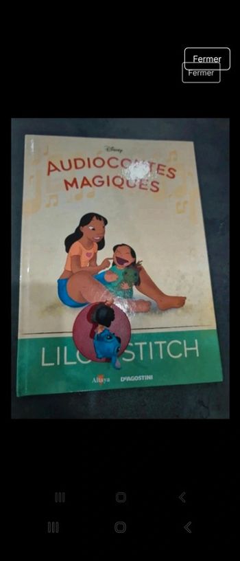Numero29 audioconte Magique Altaya disney deagostini livre+figurine audio conte compte
