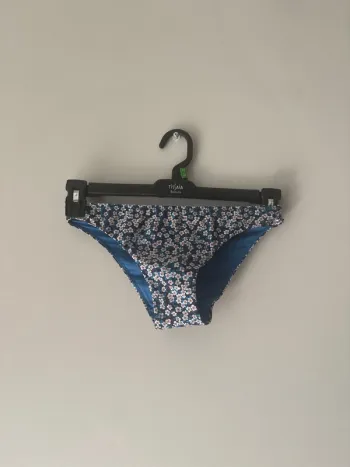 👙🌻bikini bleu à fleur - Etam - Taille 38 - neuf avec étiquette
