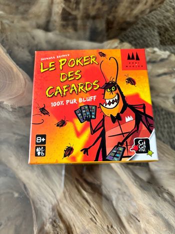 Jeu de société le poker des cafards