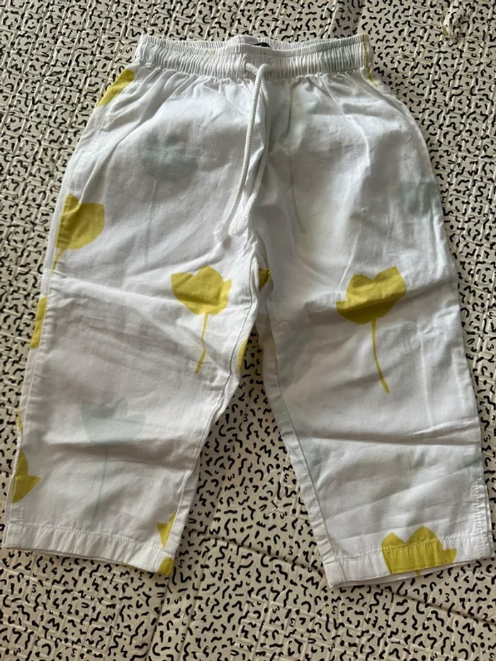 Pantalon léger fleurit 18 mois