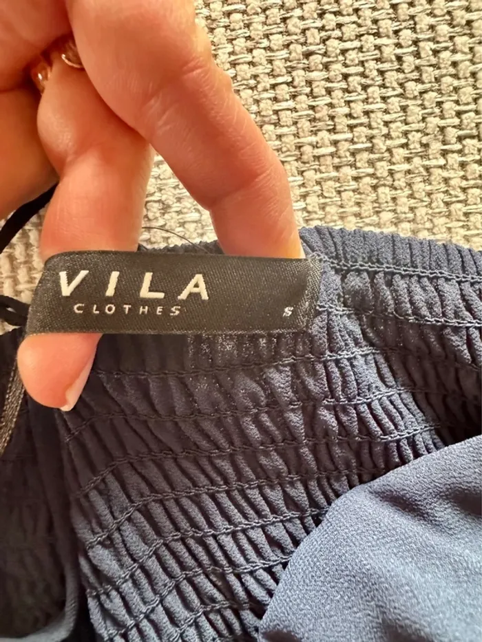 Robe bustier Vila bleu marine taille S neuve - photo numéro 7