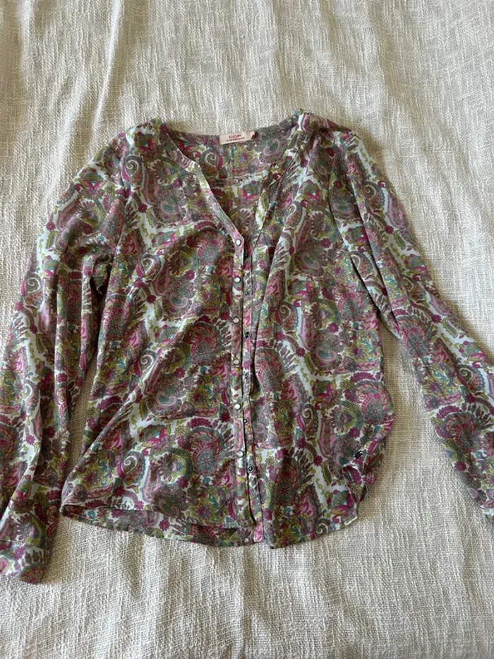 Chemise fleurie multicolore – DDP – Taille L