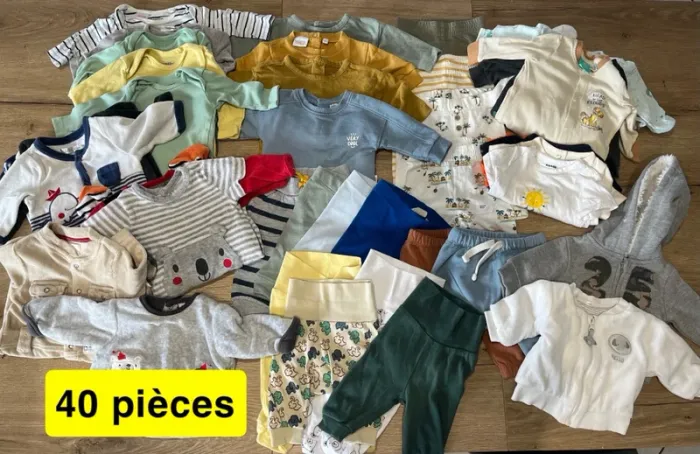 Lot garçon 1 mois