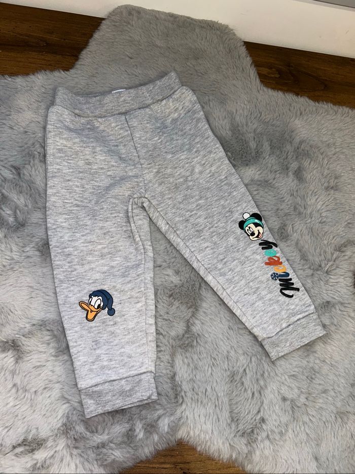 Pantalon souple gris Mickey - 18 mois - Disney Baby