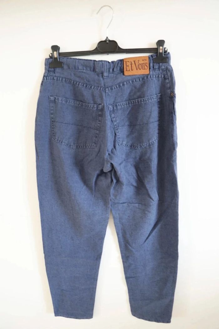 C40 pantalon bleu Et Vous M - photo numéro 2