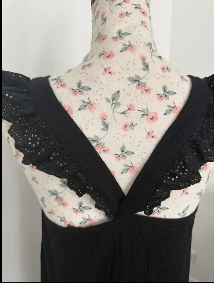 Robe d'été noire Camaïeu taille S ou 36 - photo numéro 6