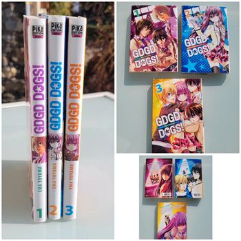 Manga GDGD Dogs! Tomes 1, 2 et 3 🌟 Ema Toyama, Pika Édition