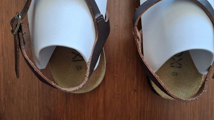 Sandales marron dorées 40 - photo numéro 10