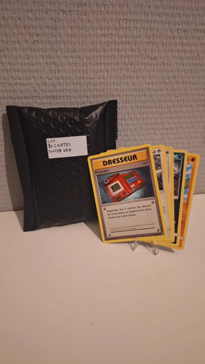 Lot de 50 cartes