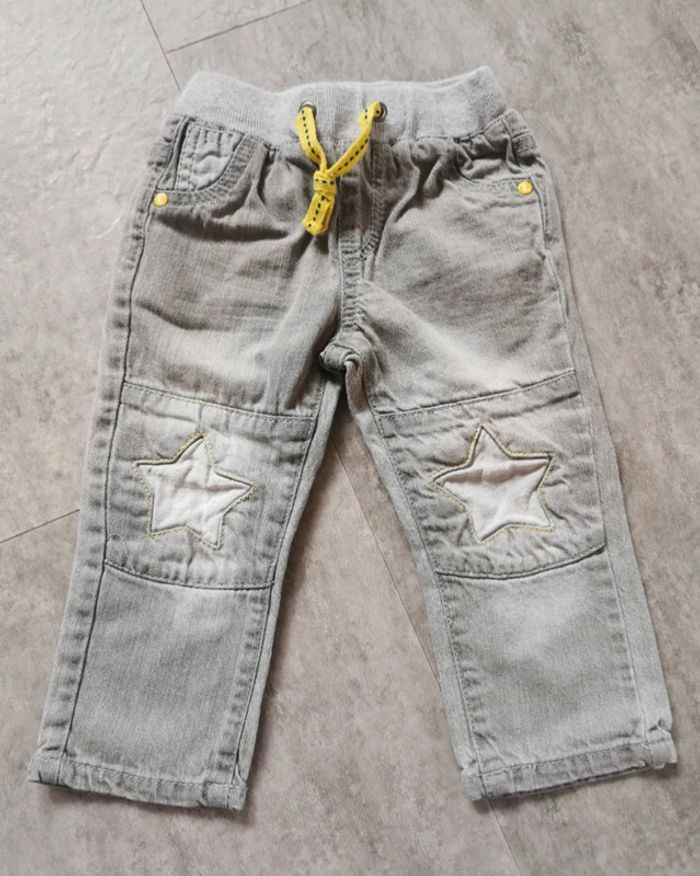 Pantalon jean gris bébé garçon 12 mois
