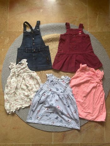 Lot de 5 robes 12 mois 