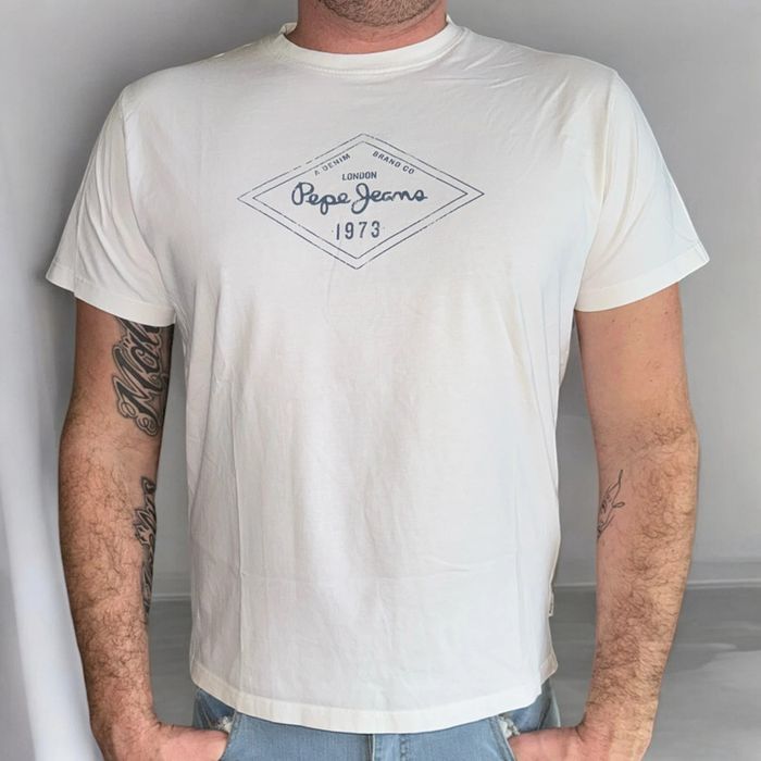 🌸 Jolie Tee Shirt Wesley Blanc Neuf - Taille 40 🌸