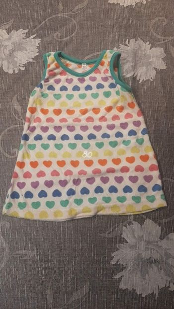 Robe éponge 12 mois  1 an  taille 80