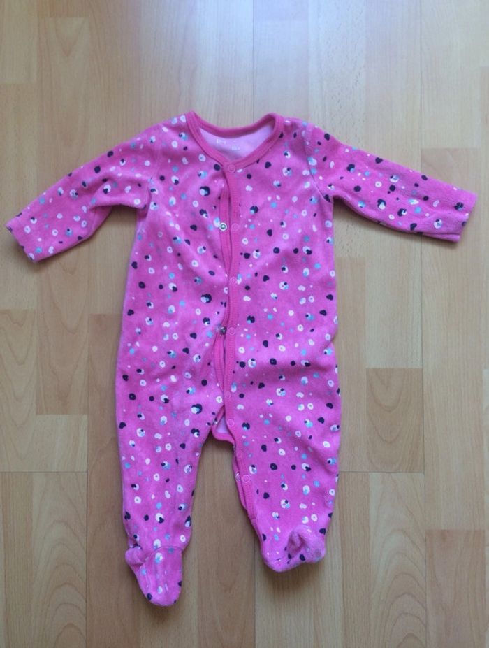 Pyjama fin velours 6 mois