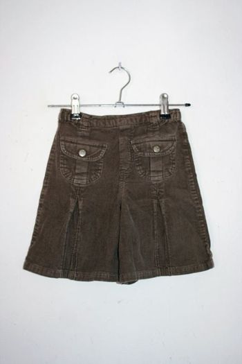 Bermuda velours marron O'Kids