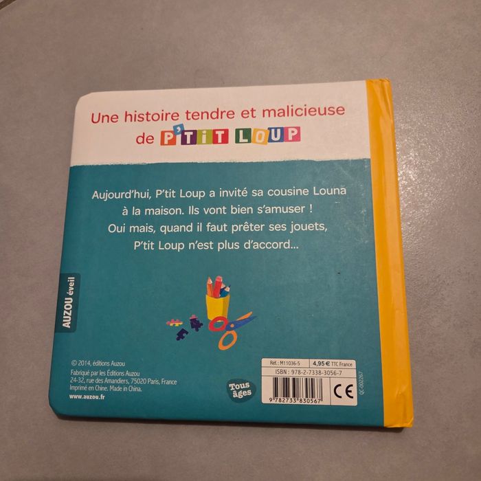 Livre enfant Auzou p’tit loup - photo numéro 2
