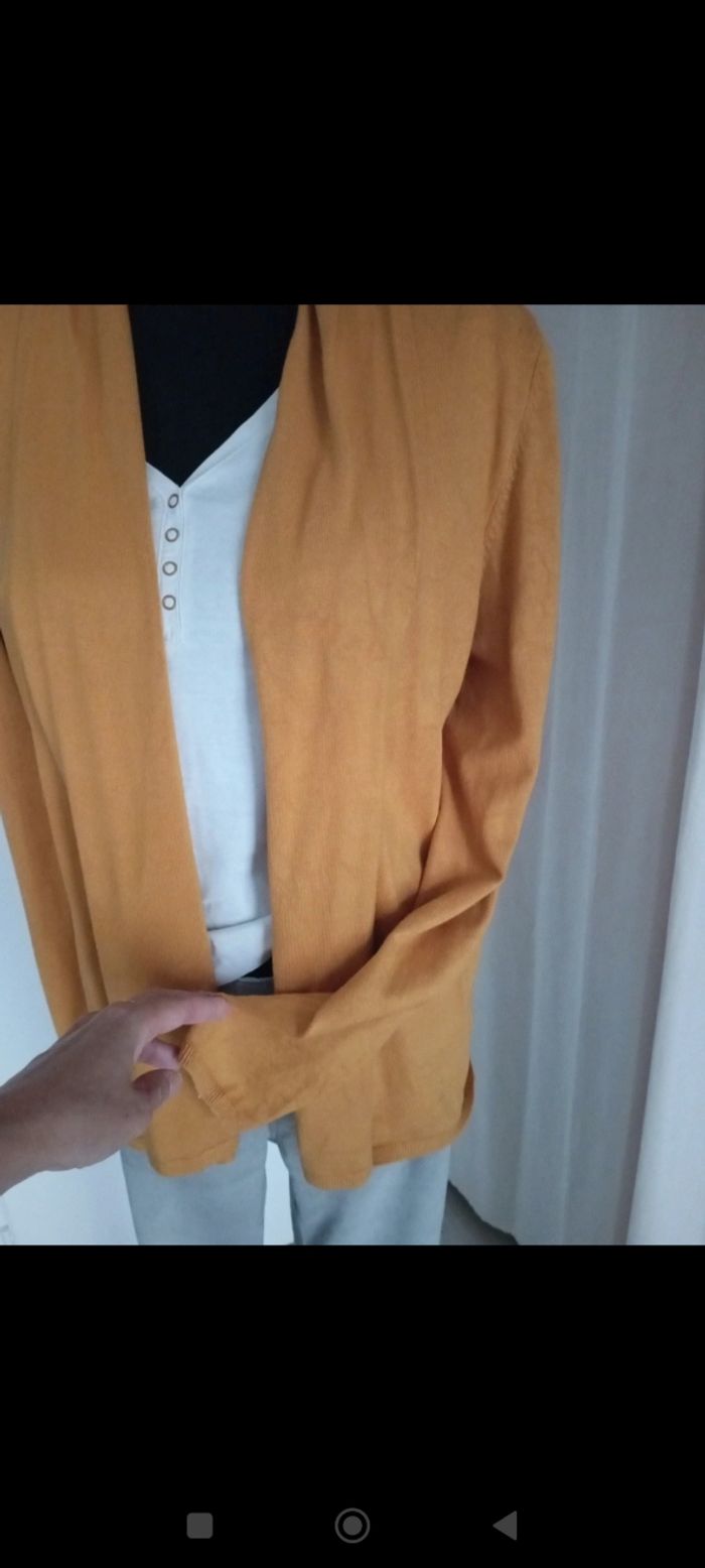 Gilet moutarde - photo numéro 4