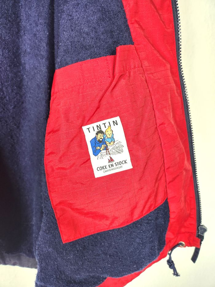 Veste Enfant Tintin - Coupe-vent à capuche - Rouge - Taille 10 ans - photo numéro 4