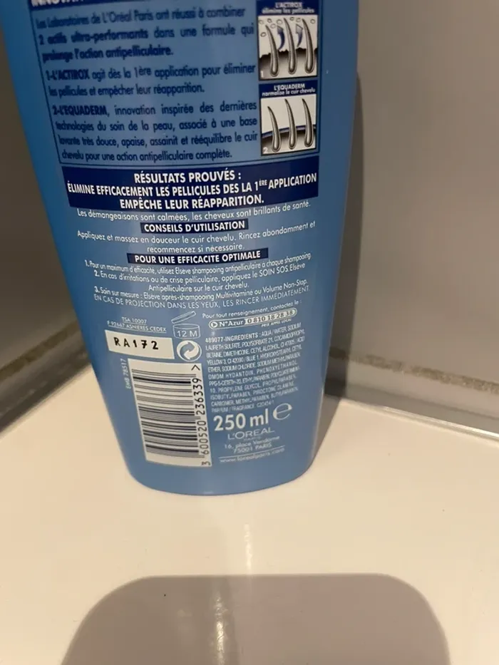 Shampoing L'Oréal Elseve Antipelliculaire Cheveux Normaux à Gras - Neuf - photo numéro 4