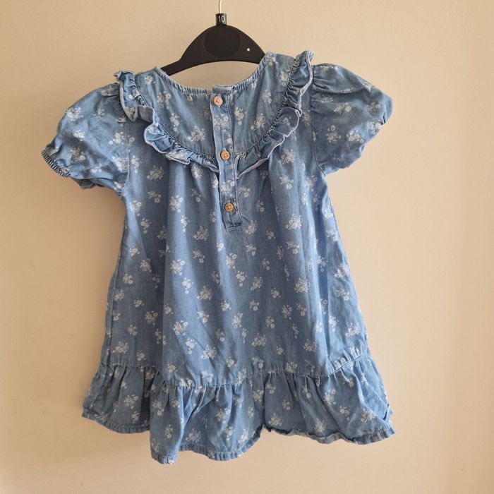 12/18 mois robe à col fleuri - photo numéro 4